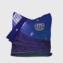 Сумка-шопер Bayer 04 ночное поле, цвет: 3D-принт