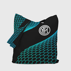 Сумка-шопер Inter football net, цвет: 3D-принт