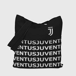 Сумка-шопер Juventus pattern fc club steel, цвет: 3D-принт