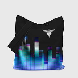 Сумка-шопер Bon Jovi эквалайзер, цвет: 3D-принт