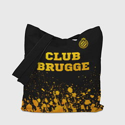 Сумка-шоппер Club Brugge - gold gradient посередине