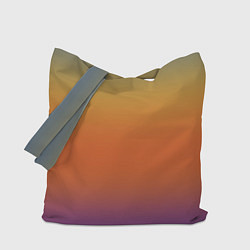 Сумка-шопер Градиент цвета заката, цвет: 3D-принт