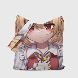 Сумка-шопер Touhou Project Flandre милая улыбка, цвет: 3D-принт