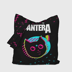 Сумка-шопер Pantera - rock star cat, цвет: 3D-принт
