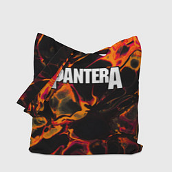 Сумка-шопер Pantera red lava, цвет: 3D-принт