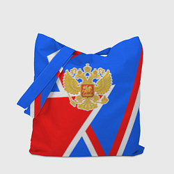 Сумка-шоппер Герб России - патриотические цвета