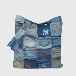 Сумка-шоппер Patchwork - New York yankees baseball team