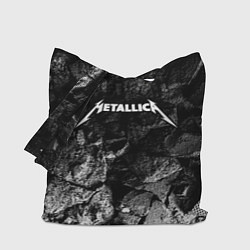 Сумка-шопер Metallica black graphite, цвет: 3D-принт
