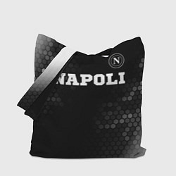 Сумка-шопер Napoli sport на темном фоне посередине, цвет: 3D-принт
