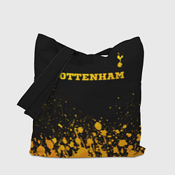 Сумка-шопер Tottenham - gold gradient посередине, цвет: 3D-принт