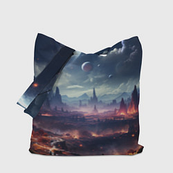 Сумка-шоппер Фантастическая планета внутри космоса