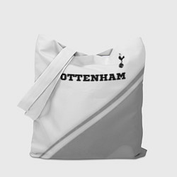 Сумка-шопер Tottenham sport на светлом фоне посередине, цвет: 3D-принт