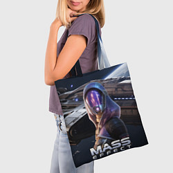 Сумка-шопер Mass Effect ТалиЗора, цвет: 3D-принт — фото 2