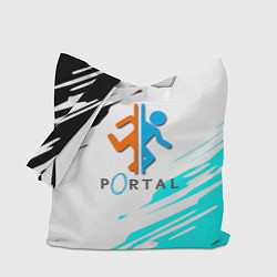 Сумка-шоппер Portal краски текстура гейм