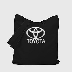 Сумка-шопер Toyota white logo, цвет: 3D-принт