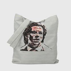 Сумка-шопер Патрик Бэйтман, цвет: 3D-принт