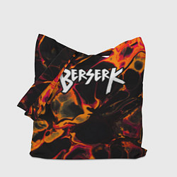 Сумка-шопер Berserk red lava, цвет: 3D-принт