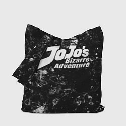 Сумка-шопер JoJo Bizarre Adventure black ice, цвет: 3D-принт
