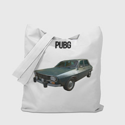 Сумка-шопер Автомобиль PUBG, цвет: 3D-принт