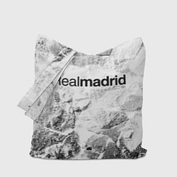 Сумка-шопер Real Madrid white graphite, цвет: 3D-принт