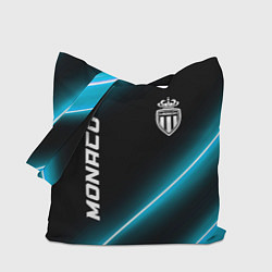 Сумка-шопер Monaco неоновые лампы, цвет: 3D-принт