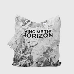 Сумка-шопер Bring Me the Horizon white graphite, цвет: 3D-принт