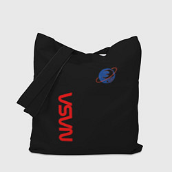 Сумка-шопер Nasa космический бренд, цвет: 3D-принт
