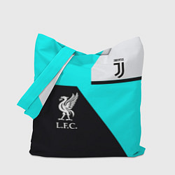 Сумка-шоппер Juventus x Liverpool geometry