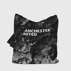 Сумка-шопер Manchester United black graphite, цвет: 3D-принт