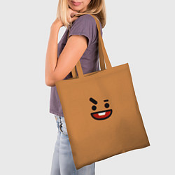 Сумка-шопер BT21 Shooky, цвет: 3D-принт — фото 2