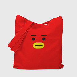 Сумка-шопер BT21 Tata, цвет: 3D-принт