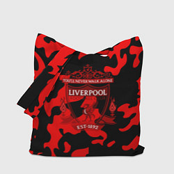 Сумка-шоппер Liverpool камуфляжный стиль