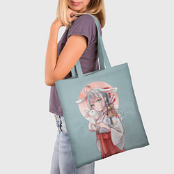 Сумка-шопер Аля иногда кокетничает со мной по-русски - Алиса, цвет: 3D-принт — фото 2