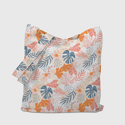 Сумка-шоппер Паттерн узор листьев