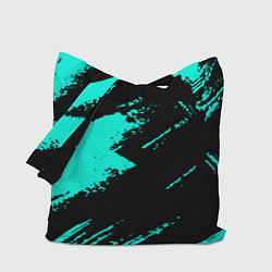 Сумка-шопер Неоновые краски текстура, цвет: 3D-принт