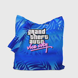 Сумка-шопер GTA vice city тропики, цвет: 3D-принт