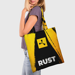 Сумка-шопер Rust - gold gradient по-центру, цвет: 3D-принт — фото 2