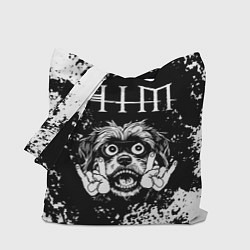 Сумка-шопер HIM рок пес, цвет: 3D-принт