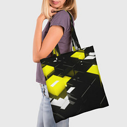 Сумка-шопер Абстракция обман зрения, цвет: 3D-принт — фото 2