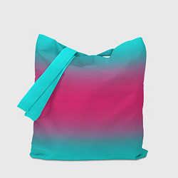 Сумка-шопер Градиент текстура неон, цвет: 3D-принт