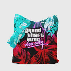 Сумка-шопер GTA vice city tropic, цвет: 3D-принт