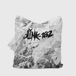 Сумка-шопер Blink 182 white graphite, цвет: 3D-принт