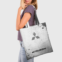 Сумка-шопер Mitsubishi - white gradient по-центру, цвет: 3D-принт — фото 2