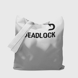 Сумка-шопер Deadlock glitch на светлом фоне посередине, цвет: 3D-принт