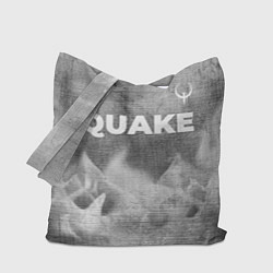 Сумка-шопер Quake - grey gradient посередине, цвет: 3D-принт