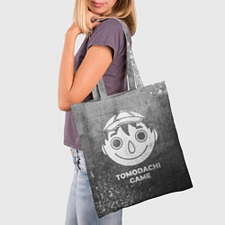 Сумка-шопер Tomodachi Game - grey gradient, цвет: 3D-принт — фото 2