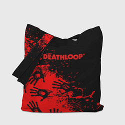 Сумка-шоппер Deathloop руки краска