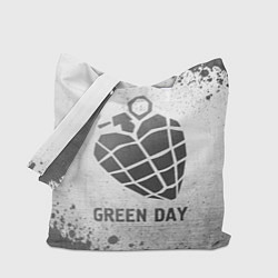 Сумка-шопер Green Day - white gradient, цвет: 3D-принт