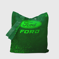 Сумка-шопер Ford - green gradient, цвет: 3D-принт