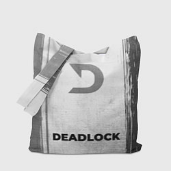 Сумка-шопер Deadlock - white gradient по-центру, цвет: 3D-принт
